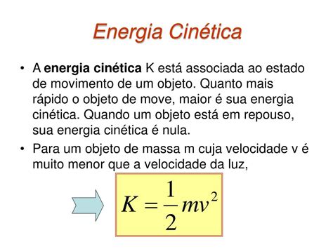o que é energia cinética